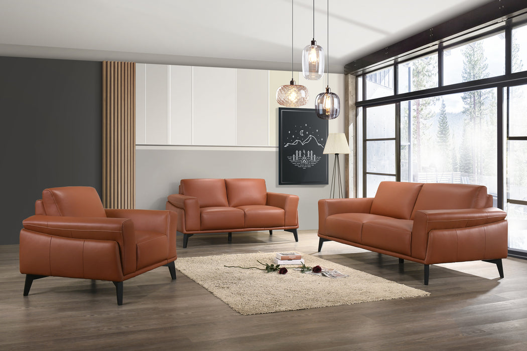 COMO LOVESEAT-TERRACOTTA