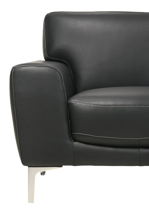 CARRARA LOVESEAT-BLACK