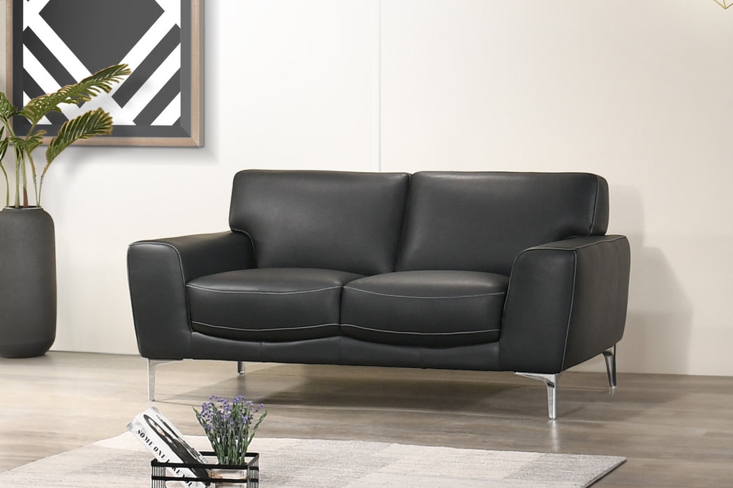 CARRARA LOVESEAT-BLACK