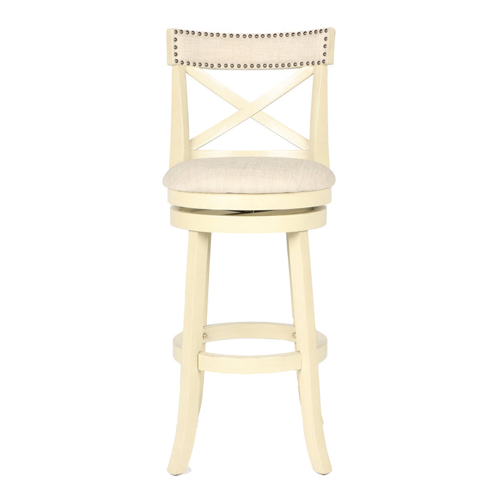 YORK 29" BAR STOOL-WHITE