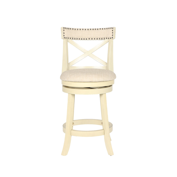 YORK 24" COUNTER STOOL-WHITE