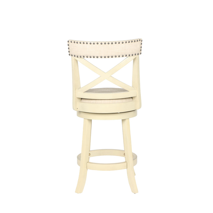 YORK 24" COUNTER STOOL-WHITE