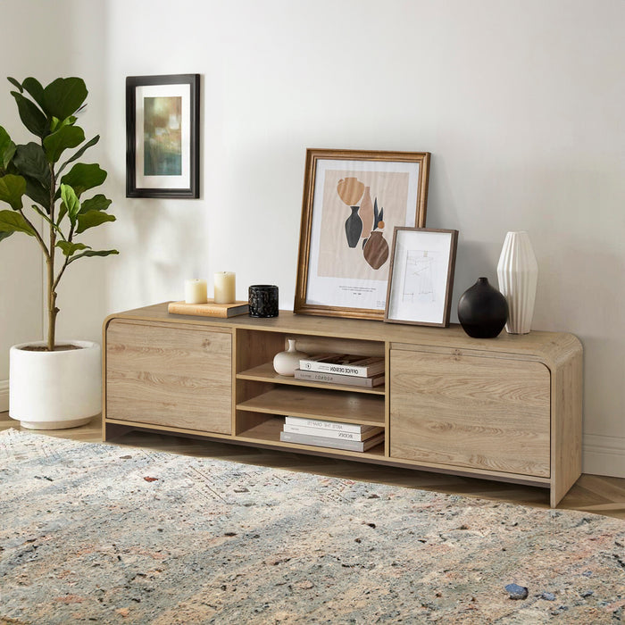 MARA 70" TV CONSOLE-NATURAL