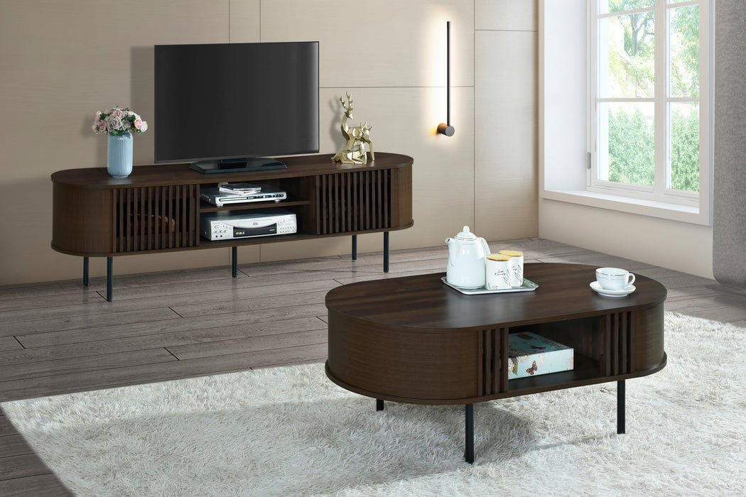 BRAX 70" TV CONSOLE-WALNUT