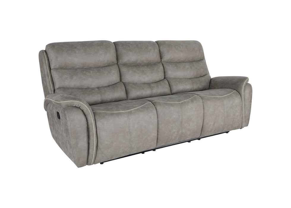 KAMARI  SOFA W/DUAL RECLINER-GRAY