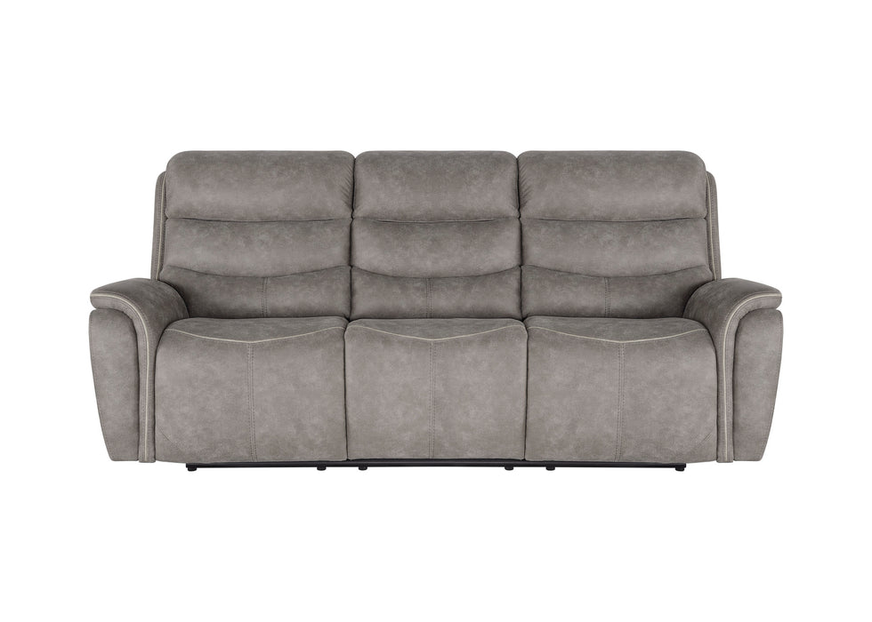 KAMARI  SOFA W/DUAL RECLINER-GRAY