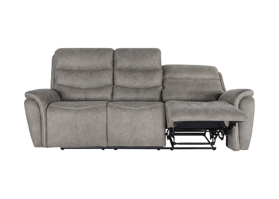 KAMARI  SOFA W/DUAL RECLINER-GRAY