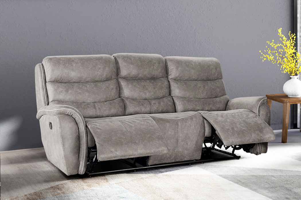 KAMARI  SOFA W/DUAL RECLINER-GRAY