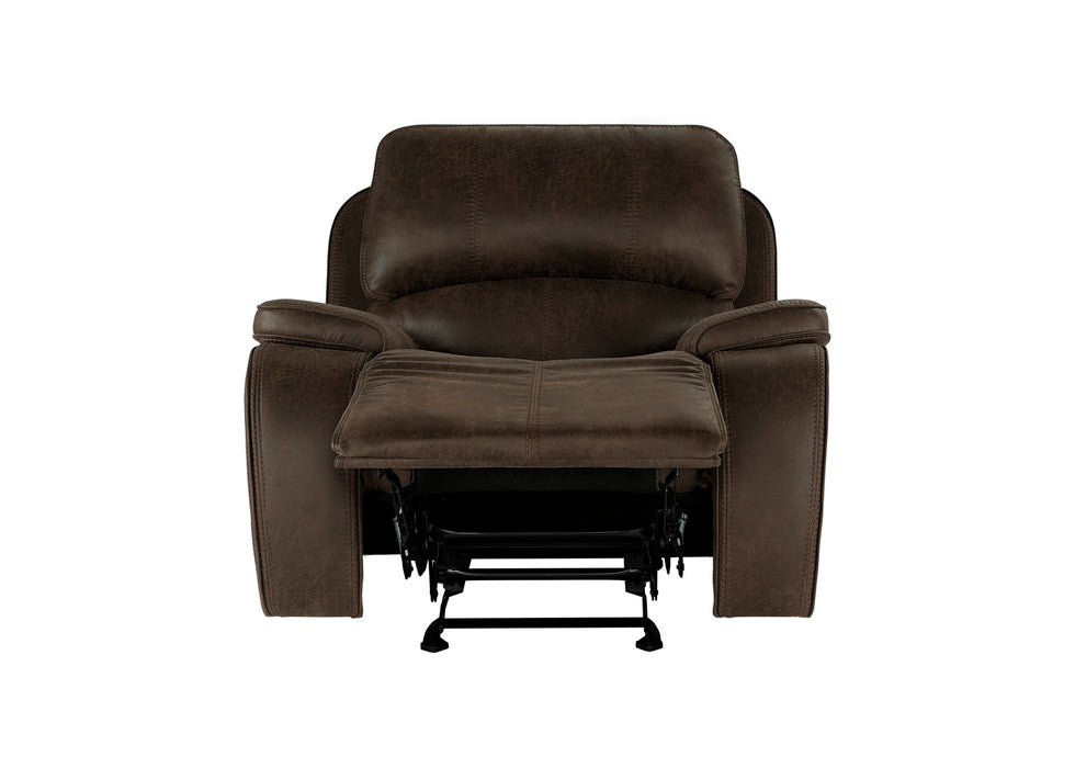 BROOKINGS GLIDER RECLINER-BROWN