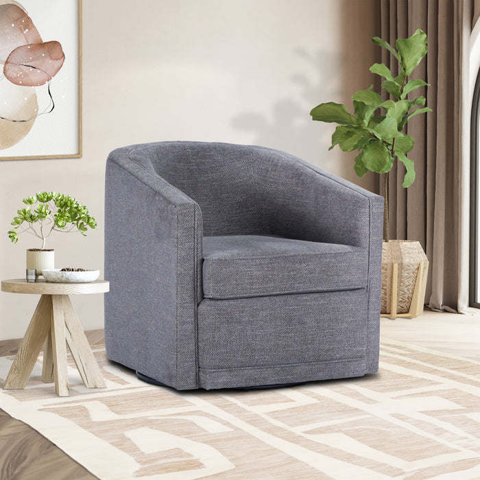 POPPY SWIVEL CHAIR-DARK GRAY