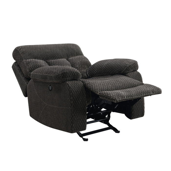 BRAVO  GLIDER RECLINER W/ PWR FR-CHARCOAL