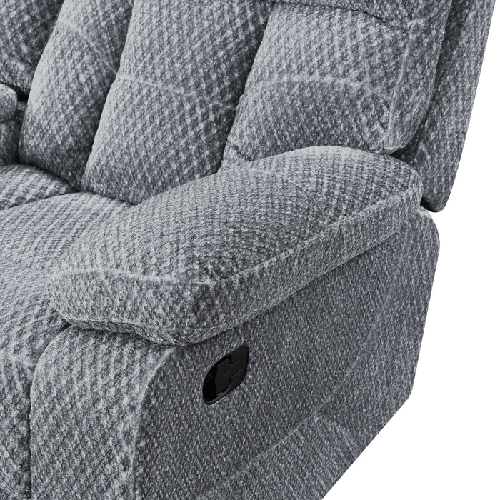 BRAVO  GLIDER RECLINER-STONE