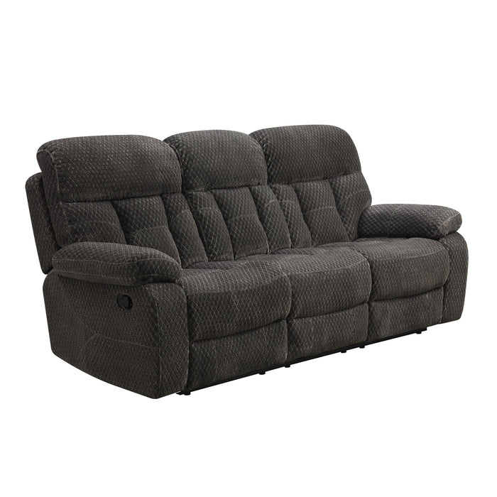 BRAVO SOFA W/DUAL RECLINER-CHARCOAL