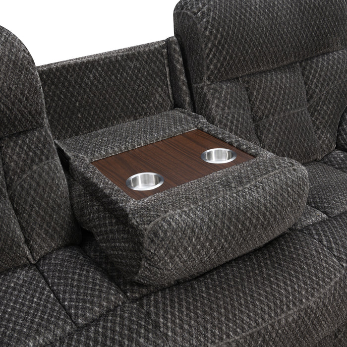 BRAVO SOFA  W/ PWR FR-CHARCOAL