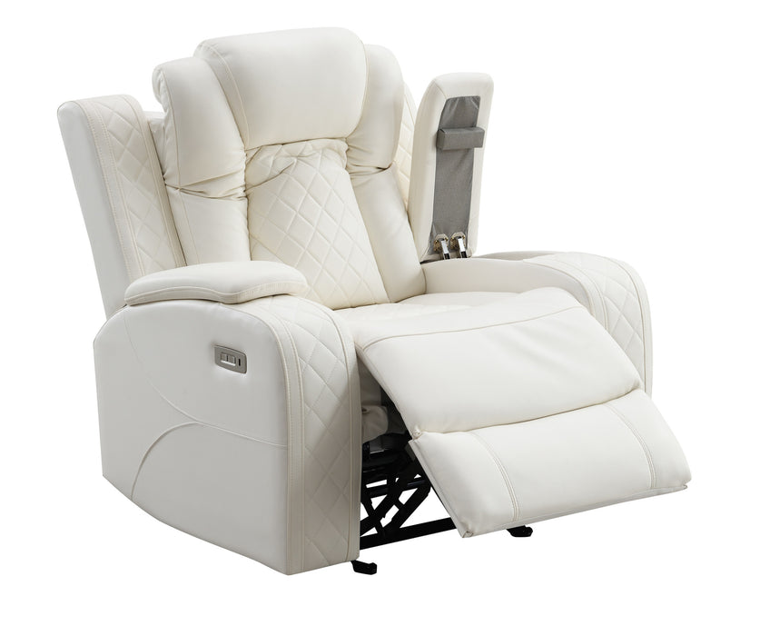 ORION GLIDER RECLINER-WHITE