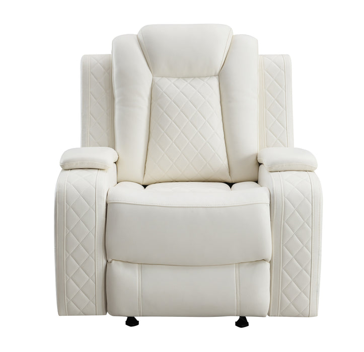 ORION GLIDER RECLINER-WHITE