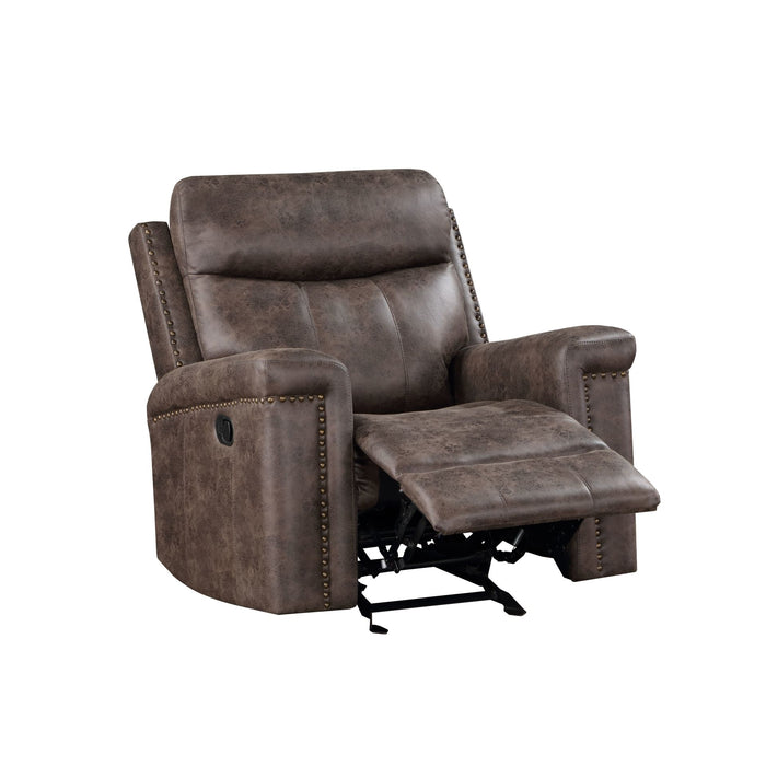 QUADE GLIDER RECLINER-MOCHA