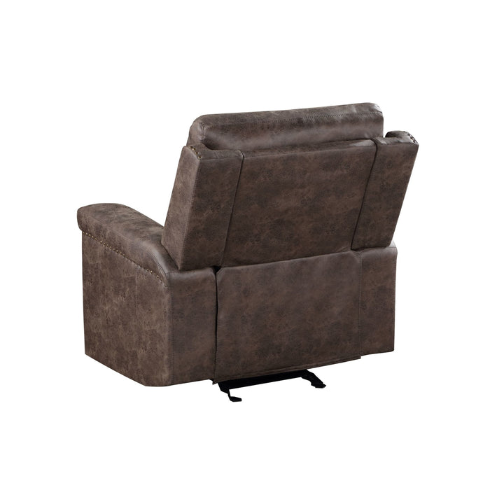 QUADE GLIDER RECLINER-MOCHA