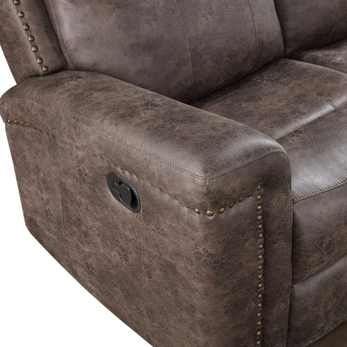 QUADE GLIDER RECLINER-MOCHA