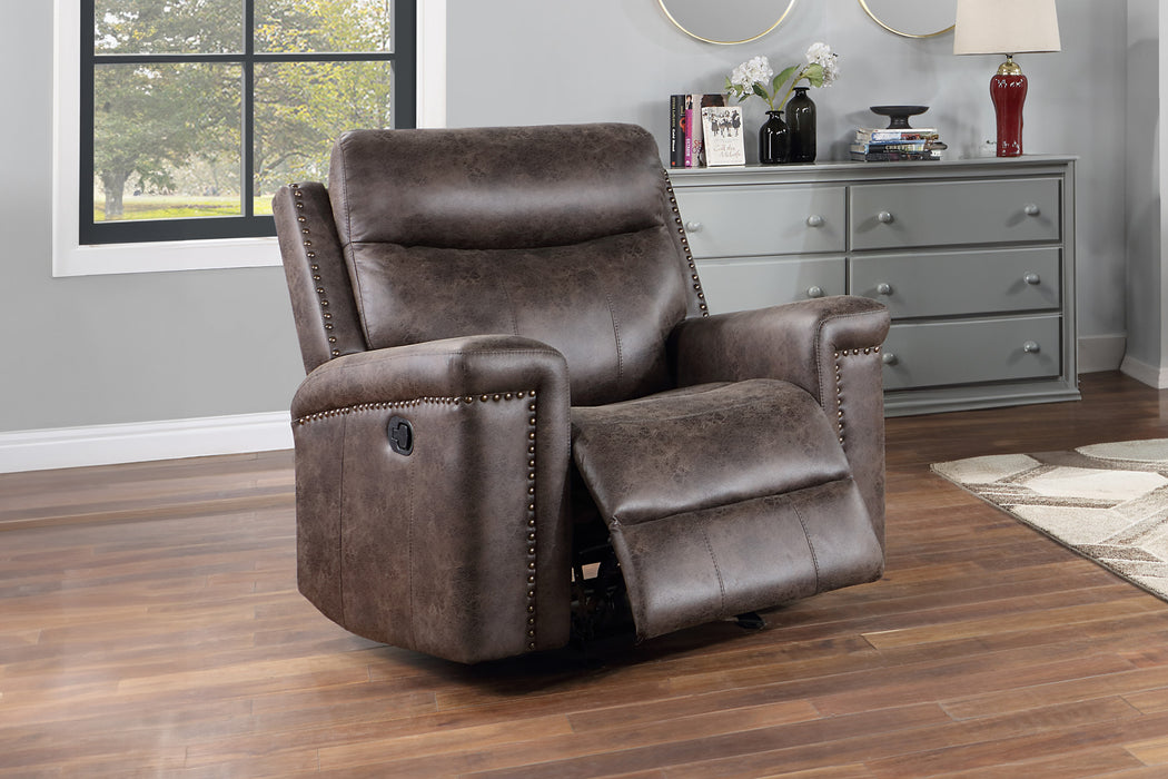 QUADE GLIDER RECLINER-MOCHA