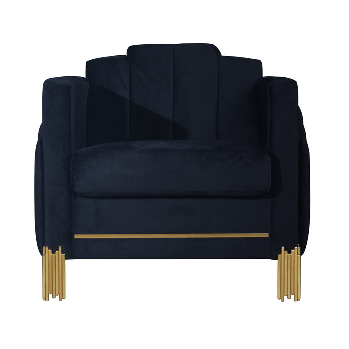 EMPIRE LIGHTED CHAIR-BLACK