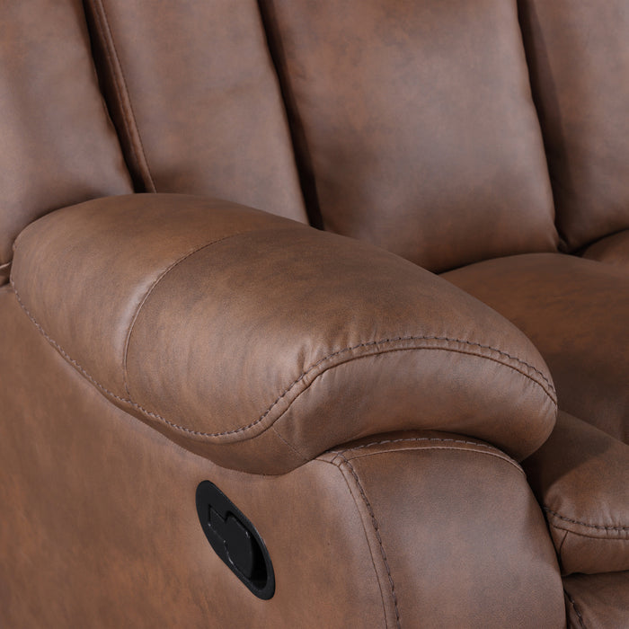 MORELLO  GLIDER RECLINER- BROWN