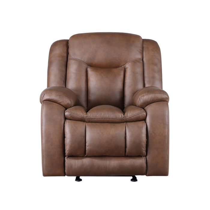 MORELLO  GLIDER RECLINER W/PWR FR- BROWN