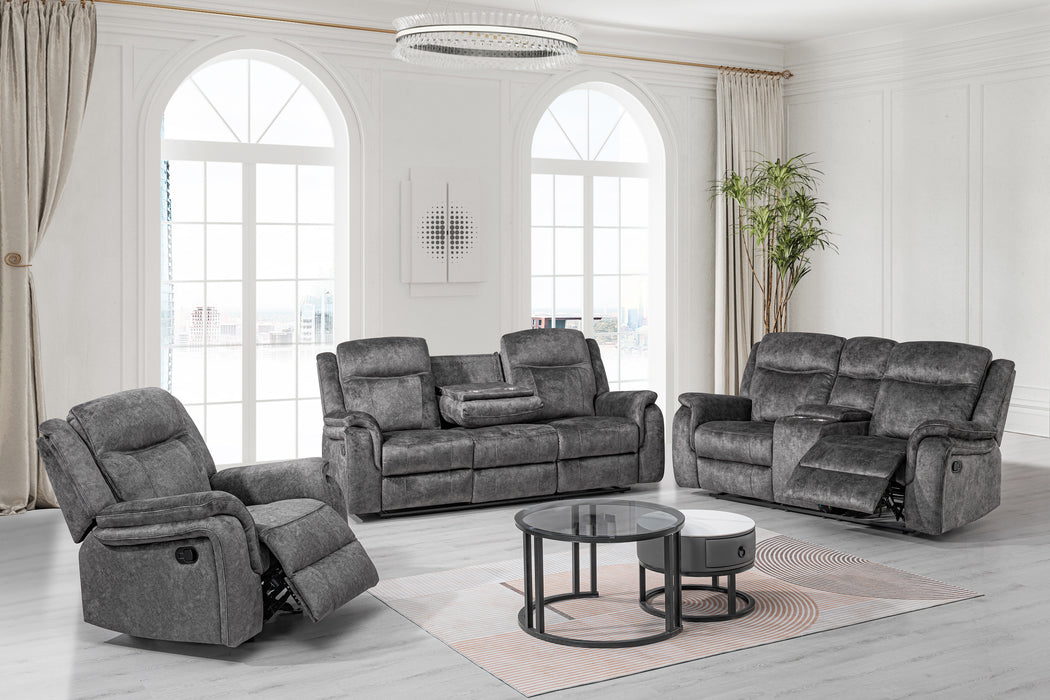 PARK CITY GLIDER RECLINER-SLATE