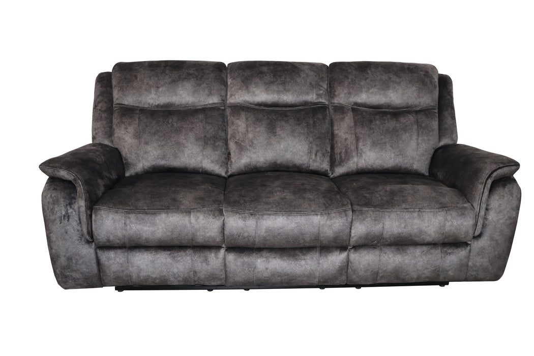 PARK CITY  SOFA W/DUAL RECLINER-SLATE