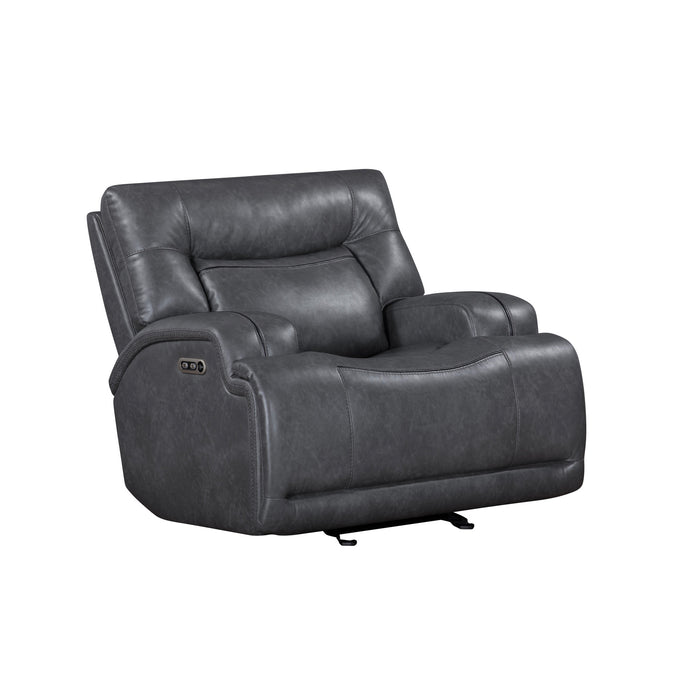 TITAN GLIDER RECLINER W/PWR HR & FR-GRAY