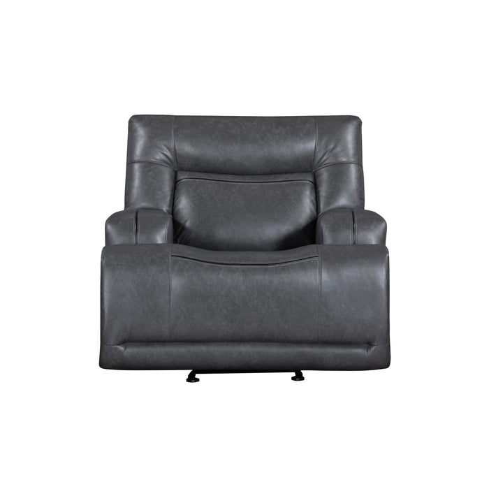 TITAN GLIDER RECLINER W/PWR HR & FR-GRAY