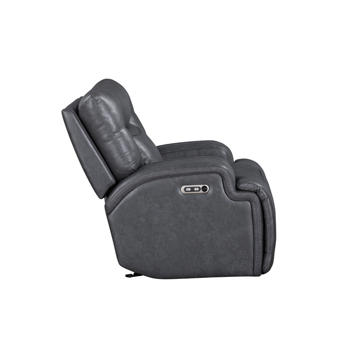 TITAN GLIDER RECLINER W/PWR HR & FR-GRAY