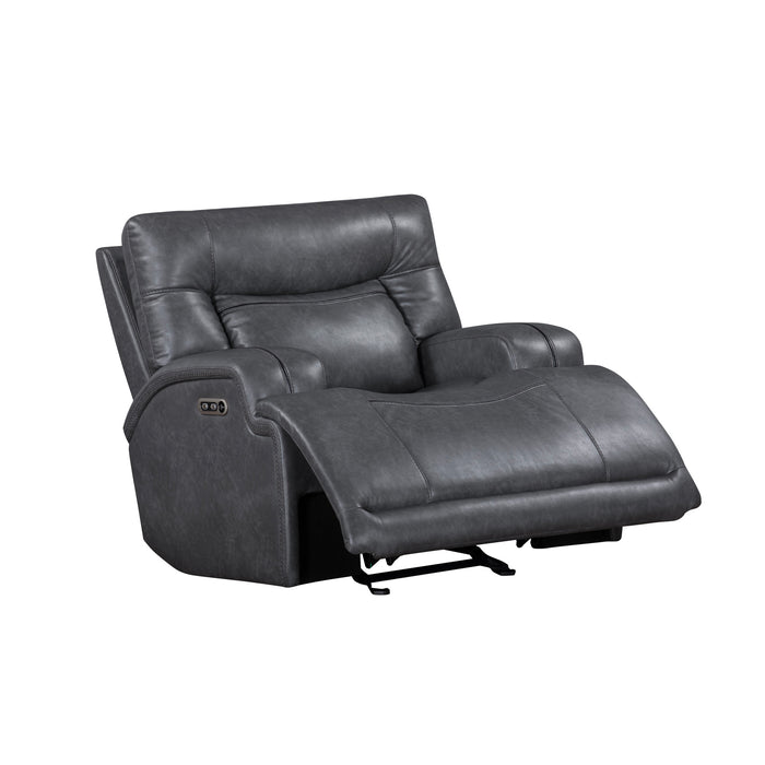 TITAN GLIDER RECLINER W/PWR HR & FR-GRAY