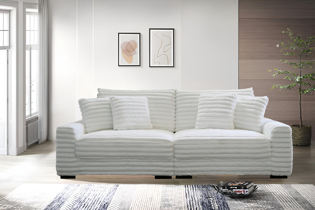 EMBRACE 41" OTTOMAN-WHITE