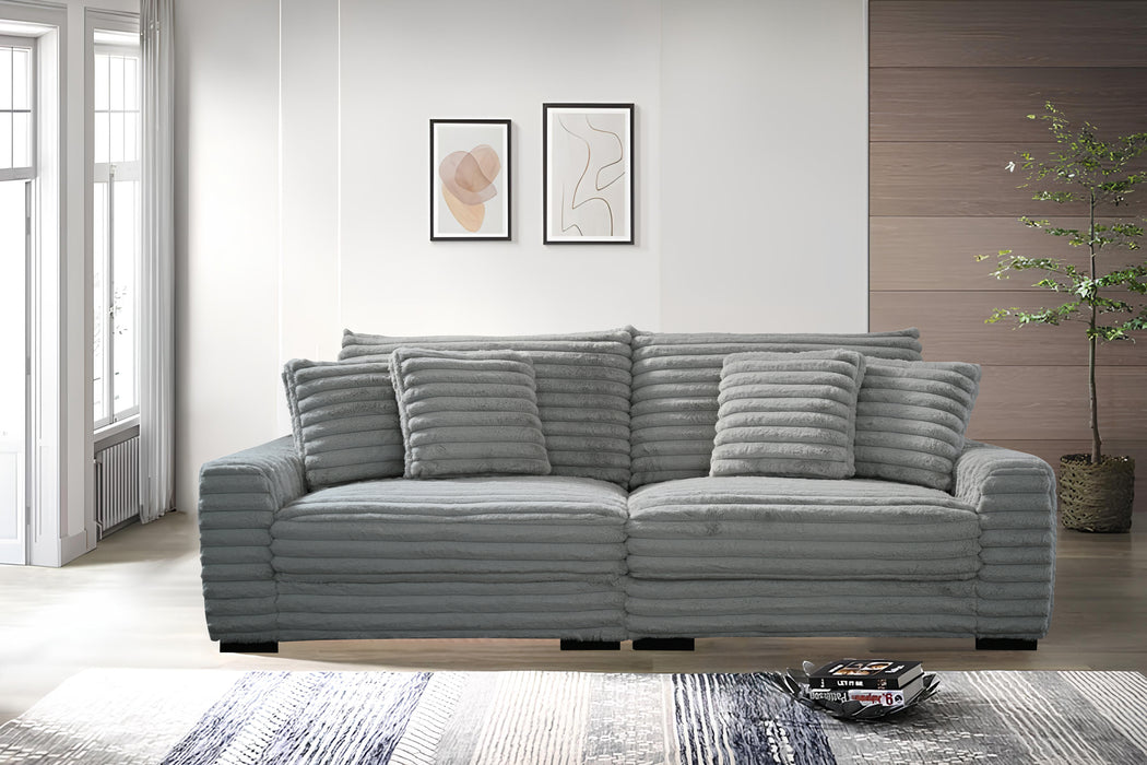 EMBRACE 41" OTTOMAN-GRAY