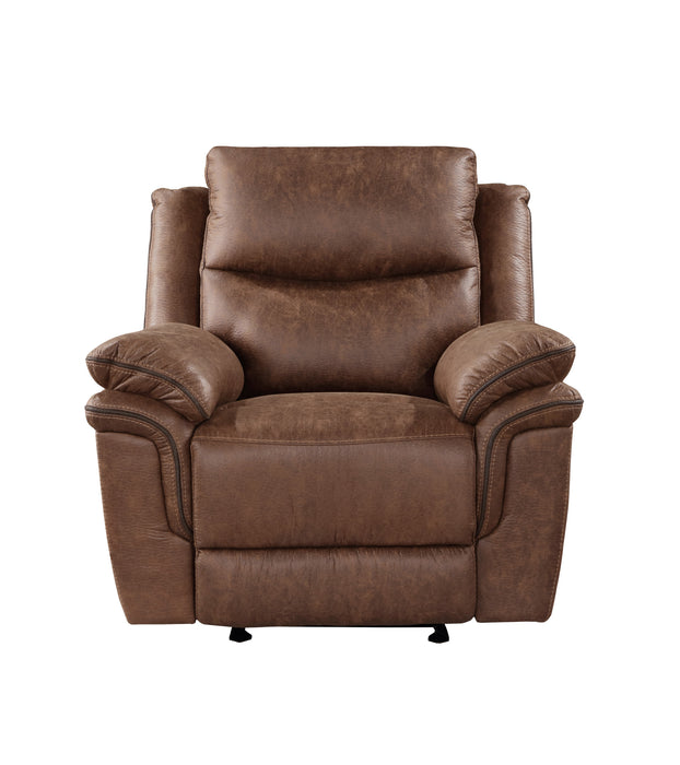 RYLAND GLIDER RECLINER- BROWN