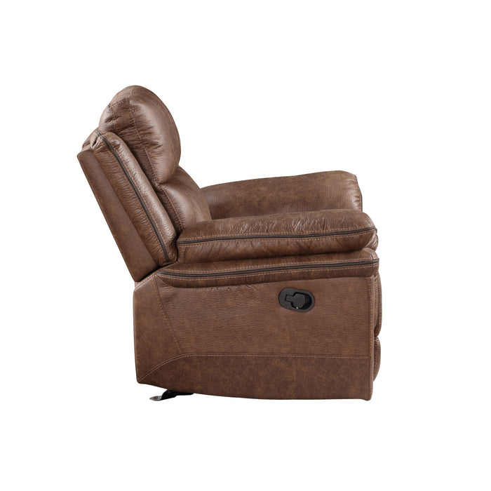 RYLAND GLIDER RECLINER- BROWN