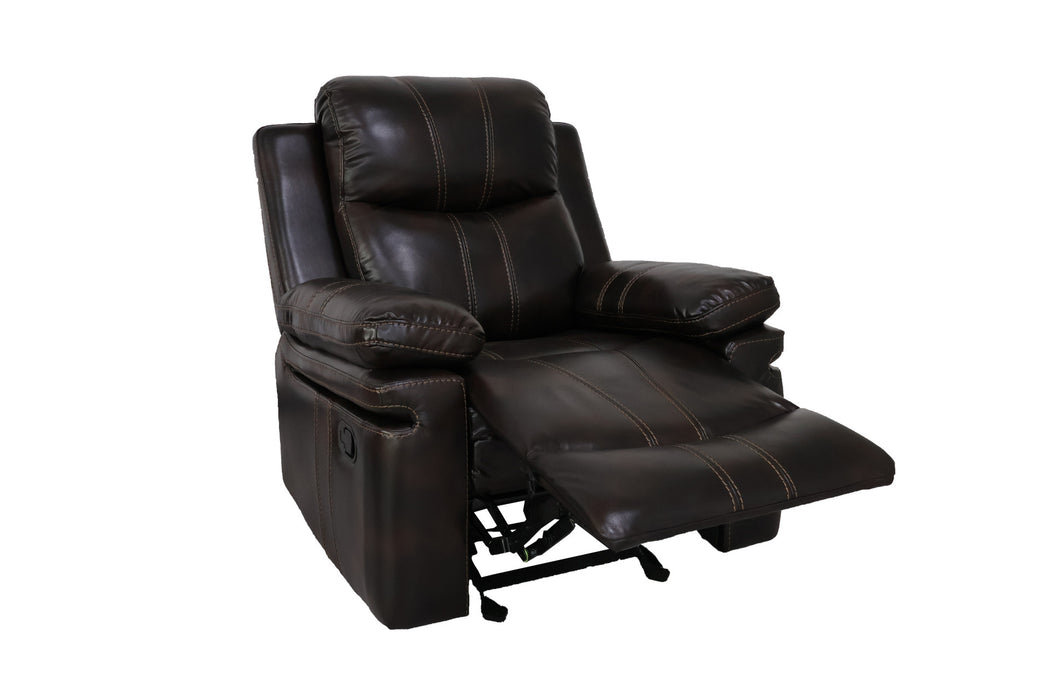 KELLEN GLIDER RECLINER W/PWR FR-BROWN