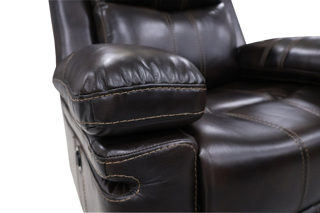 KELLEN GLIDER RECLINER W/PWR FR-BROWN