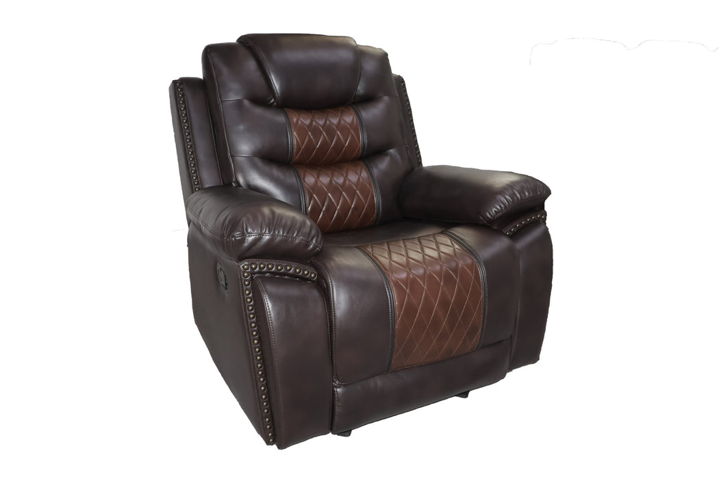 NIKKO GLIDER RECLINER-BROWN