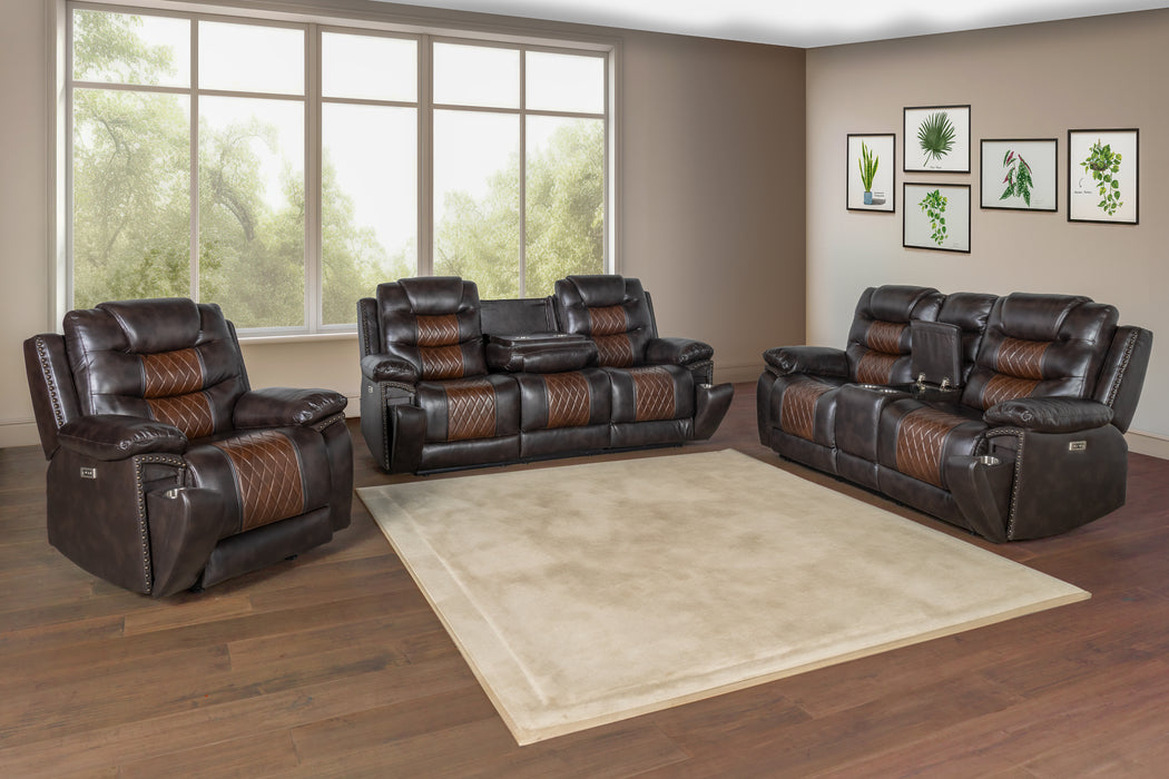 NIKKO GLIDER RECLINER-BROWN