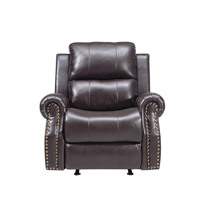 SIERRA GLIDER RECLINER-BROWN