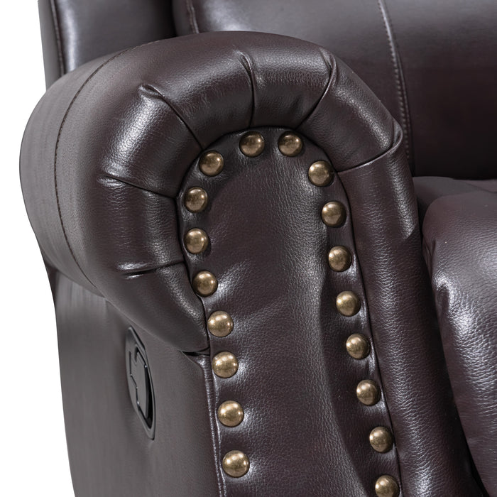 SIERRA GLIDER RECLINER-BROWN