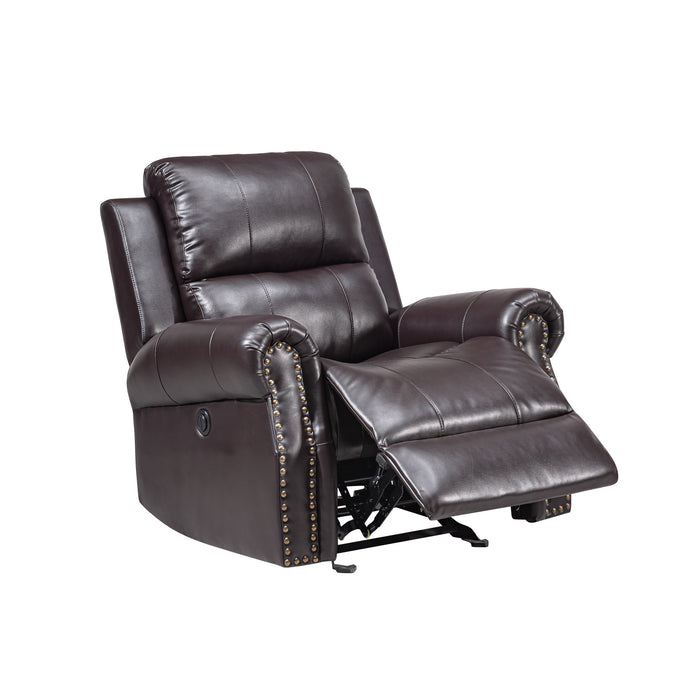 SIERRA GLIDER RECLINER W/PWR FR-BROWN