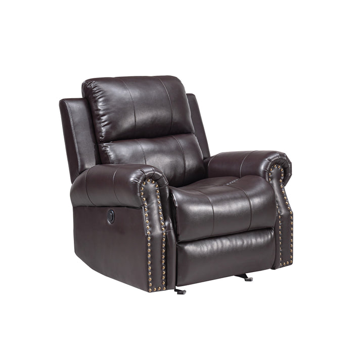 SIERRA GLIDER RECLINER W/PWR FR-BROWN