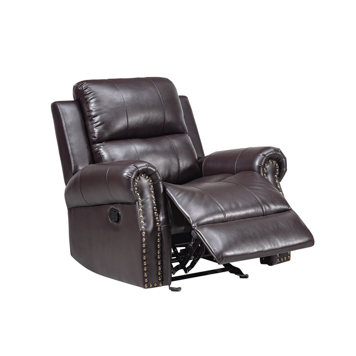 SIERRA GLIDER RECLINER-BROWN