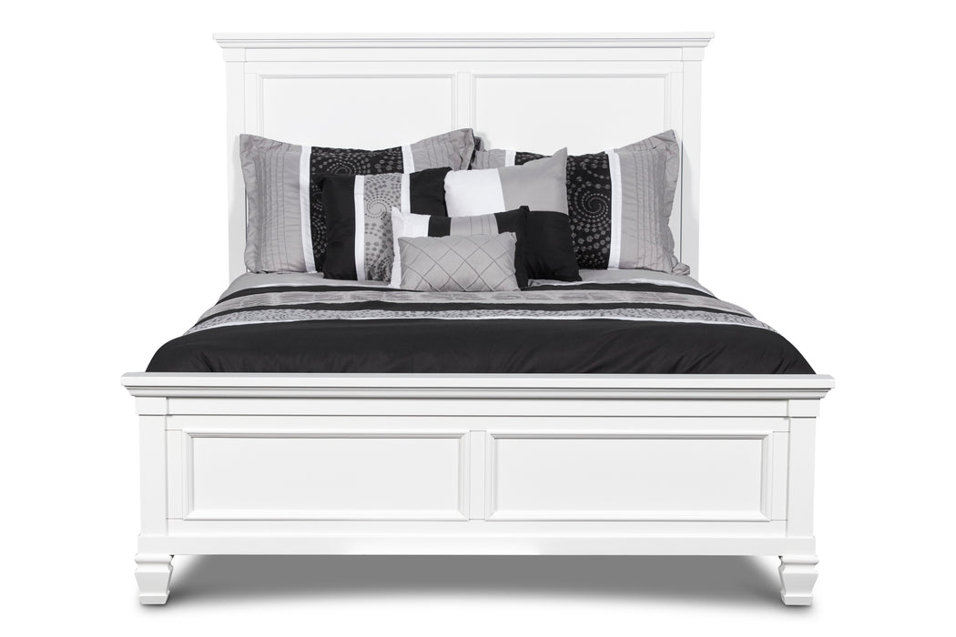 TAMARACK 4/6 FULL BED- WHITE