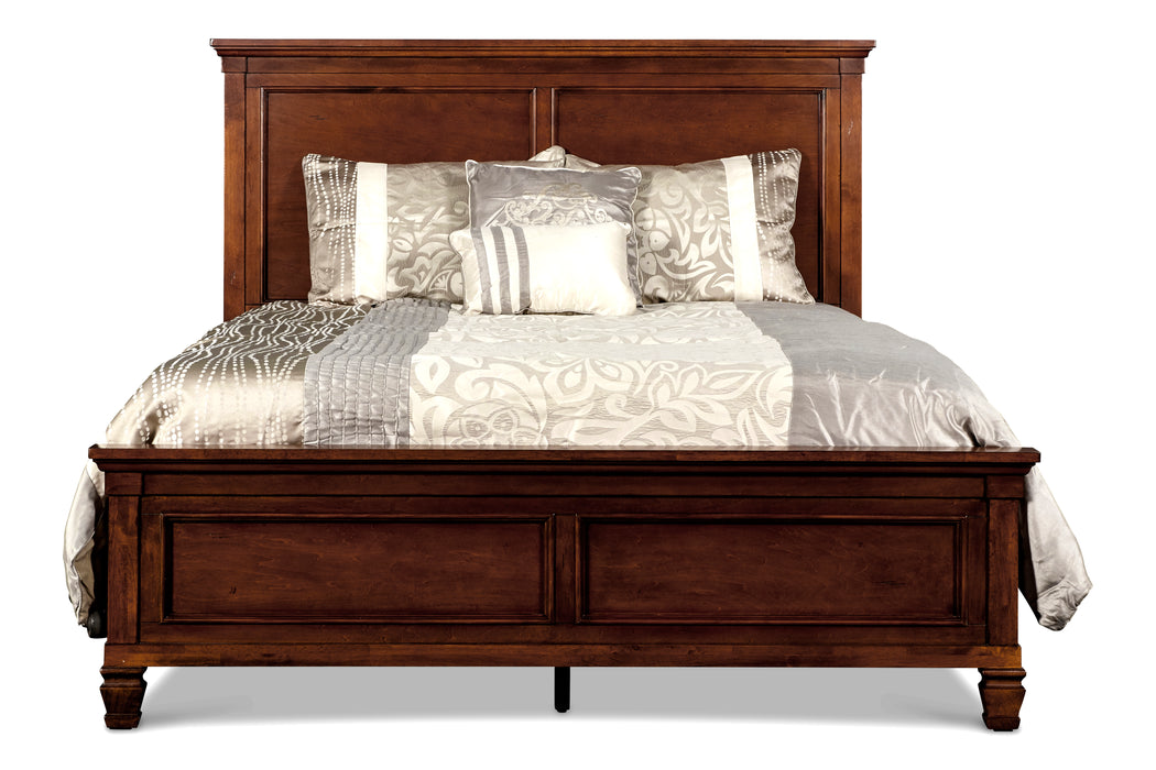 TAMARACK 6/6 EK BED - BRN CHERRY