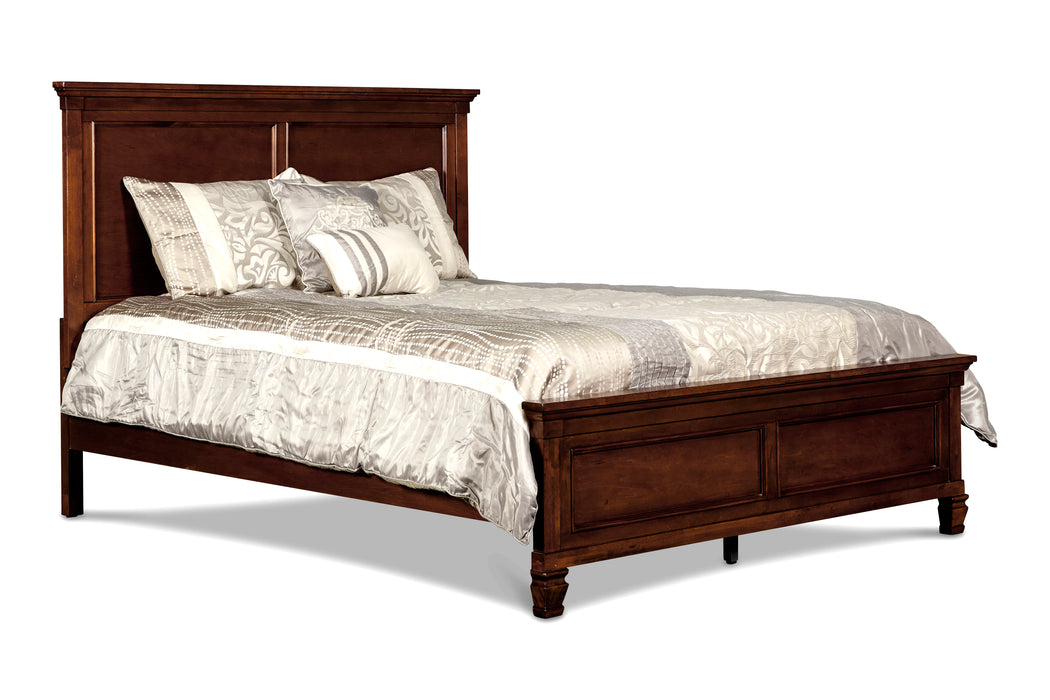 TAMARACK 6/6 EK BED - BRN CHERRY