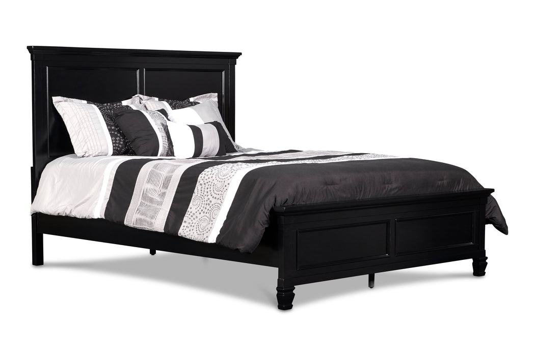 TAMARACK 5/0 Q PANEL BED -BLACK